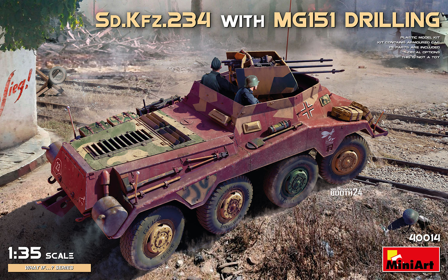 1/35 Sd.Kfz.234 With MG151 Drilling - Hobby Sense