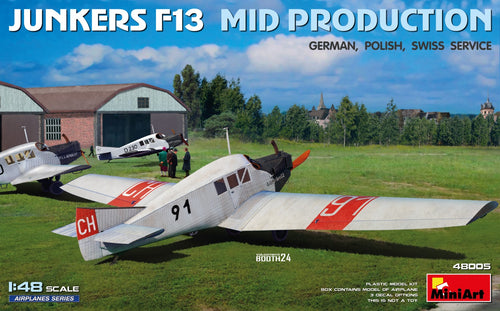 1/48 Junkers F13 Mid Production German, Polish, Swiss Service - Hobby Sense