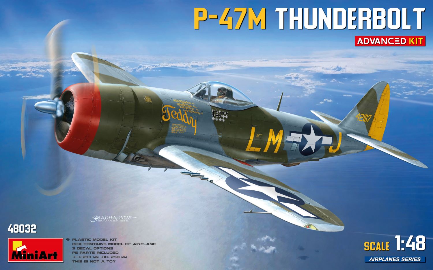 1/48 P47M Thunderbolt, Advanced kit - Hobby Sense