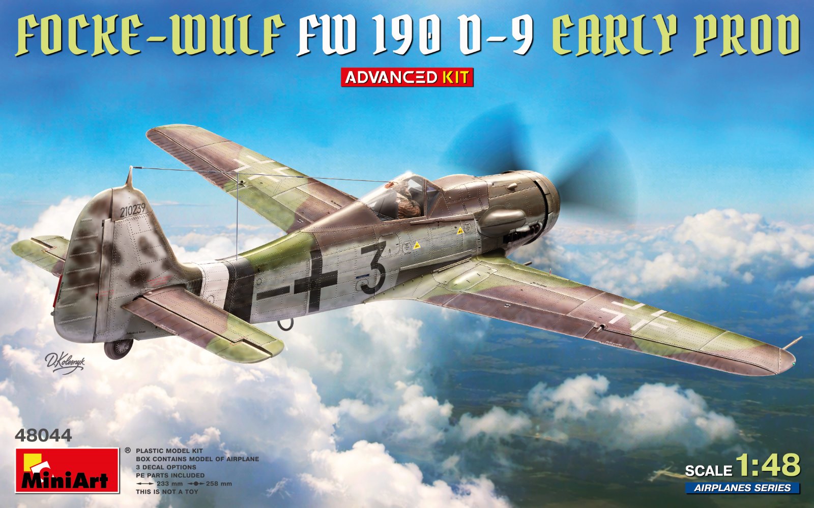 Miniart 1/48 Focke-Wulf Fw 190D-9 Early Prod., Advanced Kit