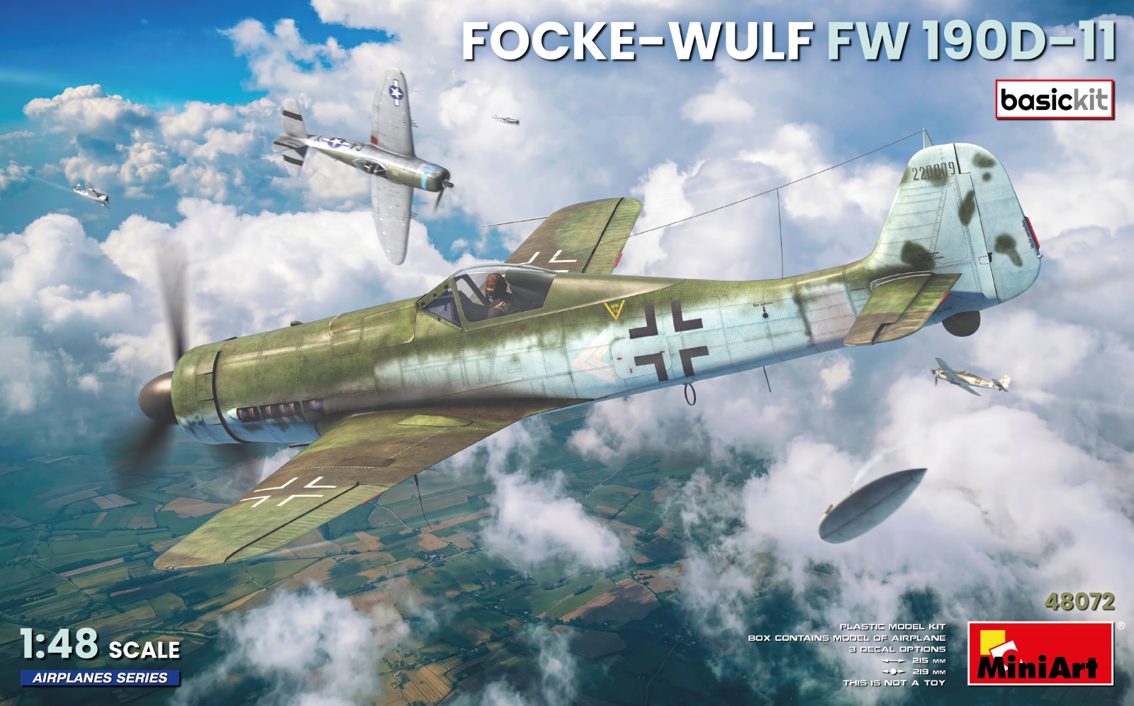Miniart 1/48 Focke-Wulf Fw 190D-11, Basic Kit