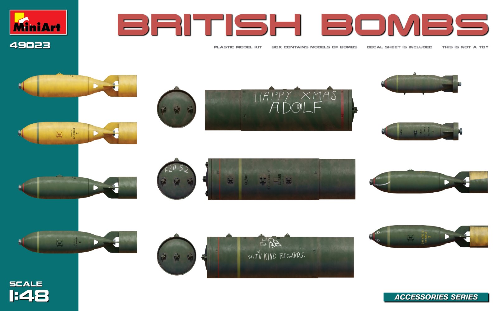Miniart 1/48 WWII British Bombs