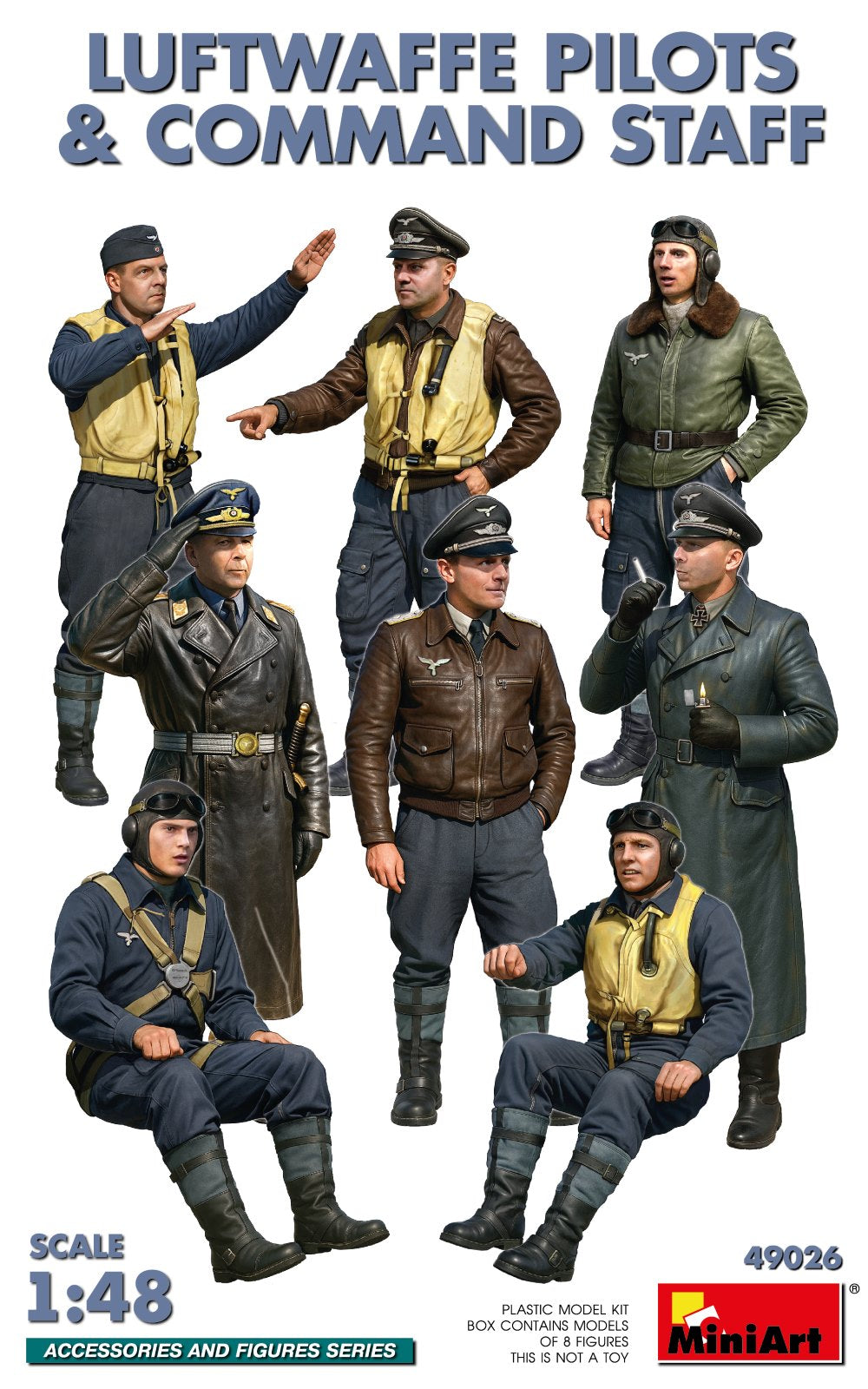 Miniart 1/48 Luftwaffe Pilots & Сommand Staff - Hobby Sense