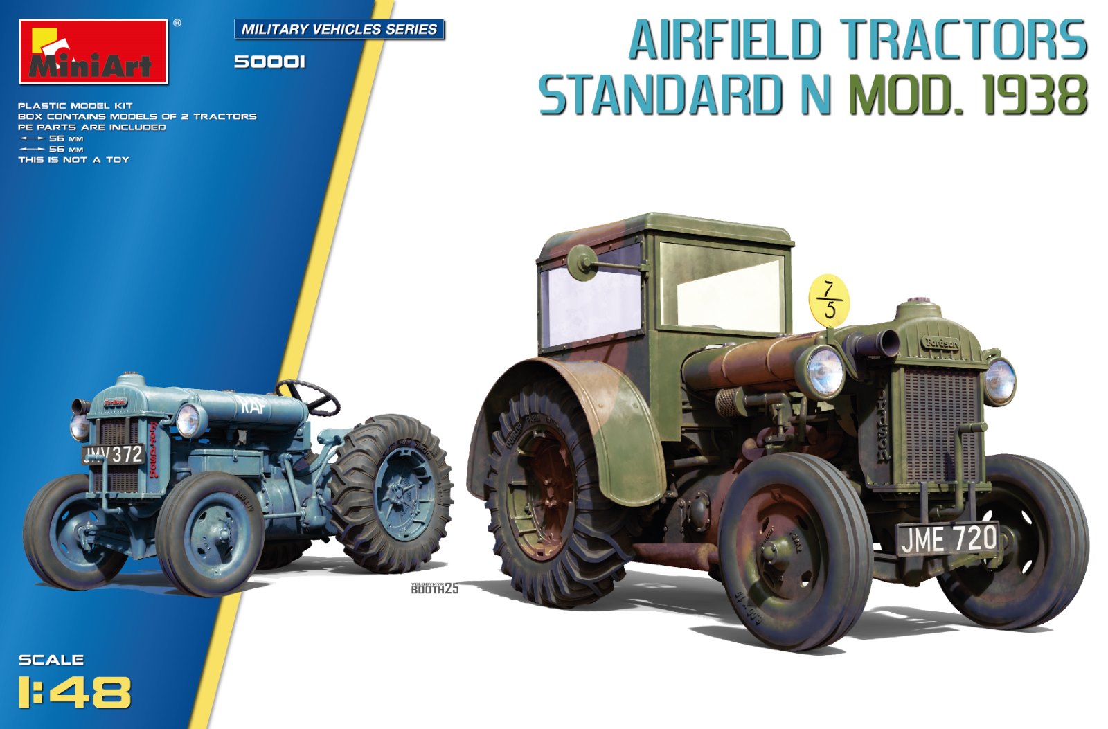 Miniart 1/48 Airfield Tractors Standard N Mod. 1938 (2 kits)