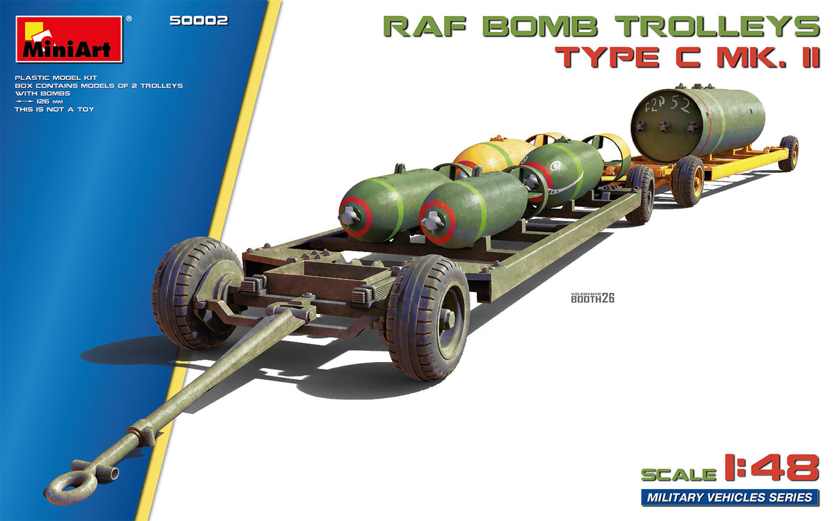 Miniart 1/48 RAF Bomb Trolleys Type C Mk. II