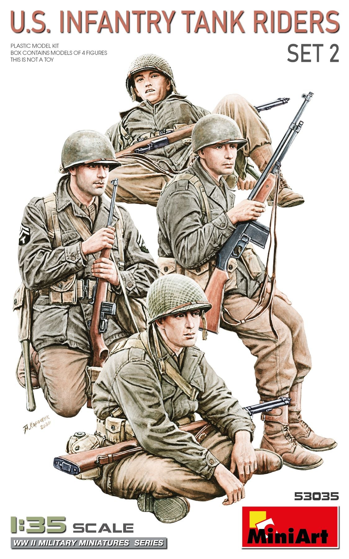 1/35 US Infantry Tank Riders Set 2 - Hobby Sense