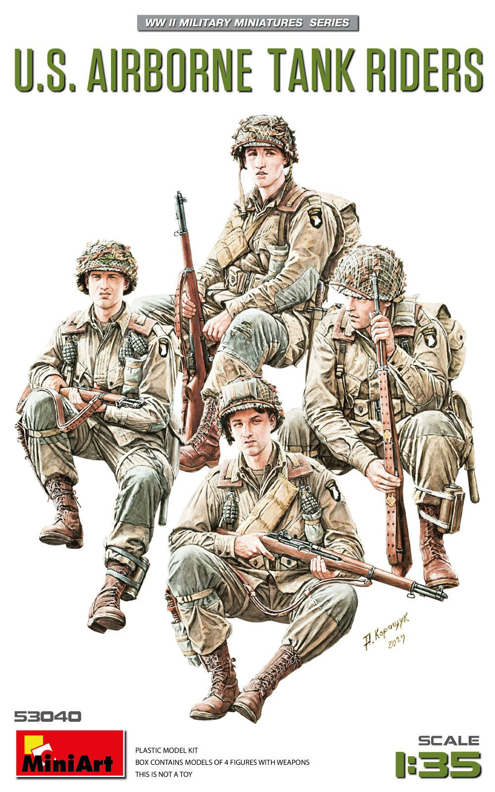 Miniart 1/35 US Airborne Tank Riders