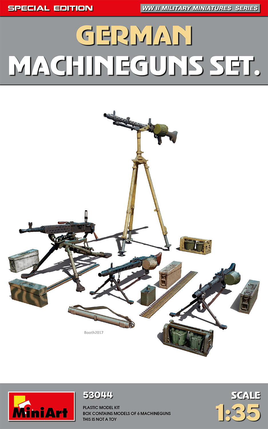1/35 German Machine Guns Set, Special Edition - Hobby Sense