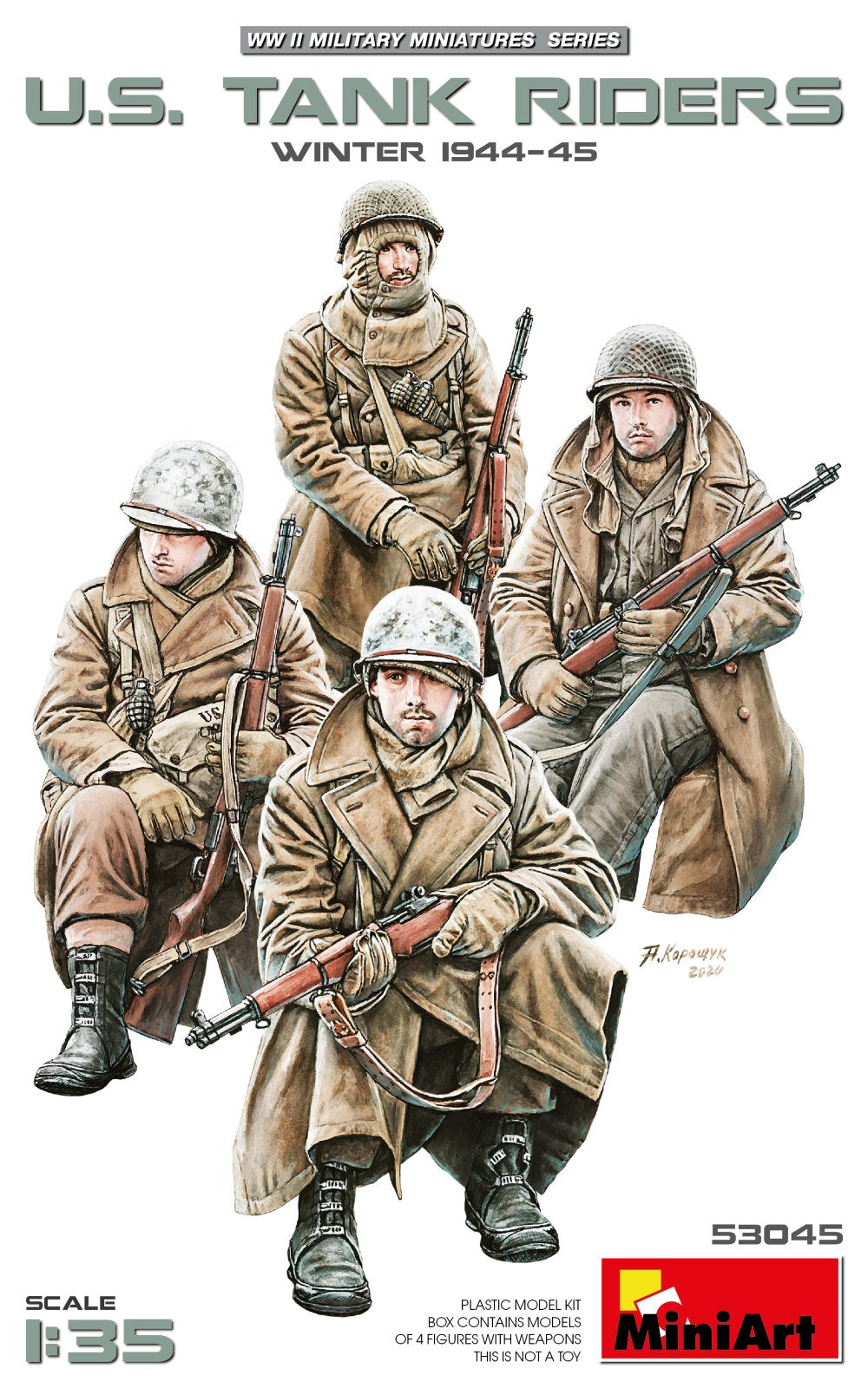 Miniart 1/35 US Tank Riders Winter 1944-45 - Hobby Sense