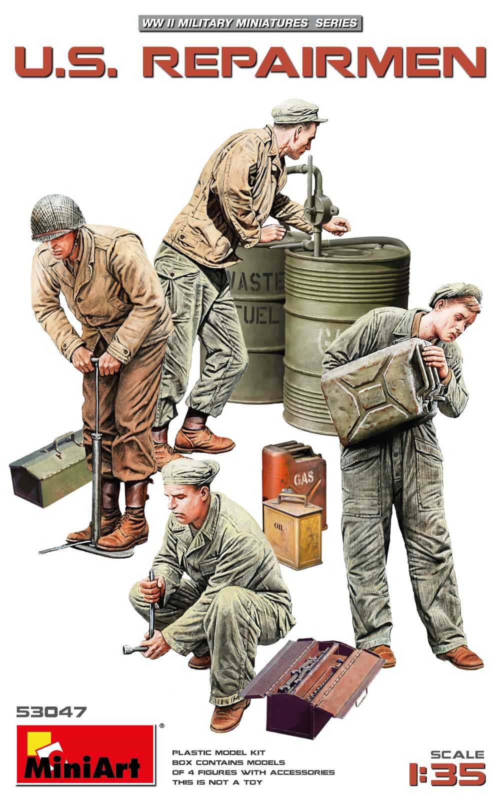 Miniart 1/35 US Repairmen - Hobby Sense