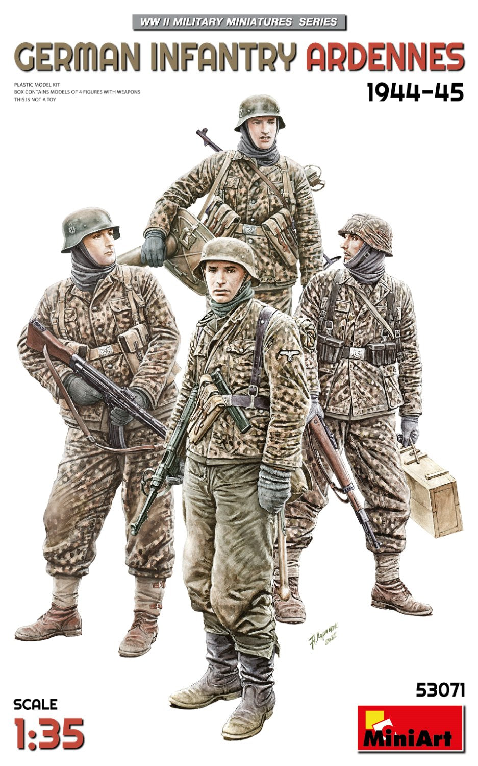 Miniart 1/35 German Infantry Ardennes 1944-45