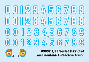 1/35 Soviet T72 Ural with Kontakt-1 Reactive Armor - Hobby Sense