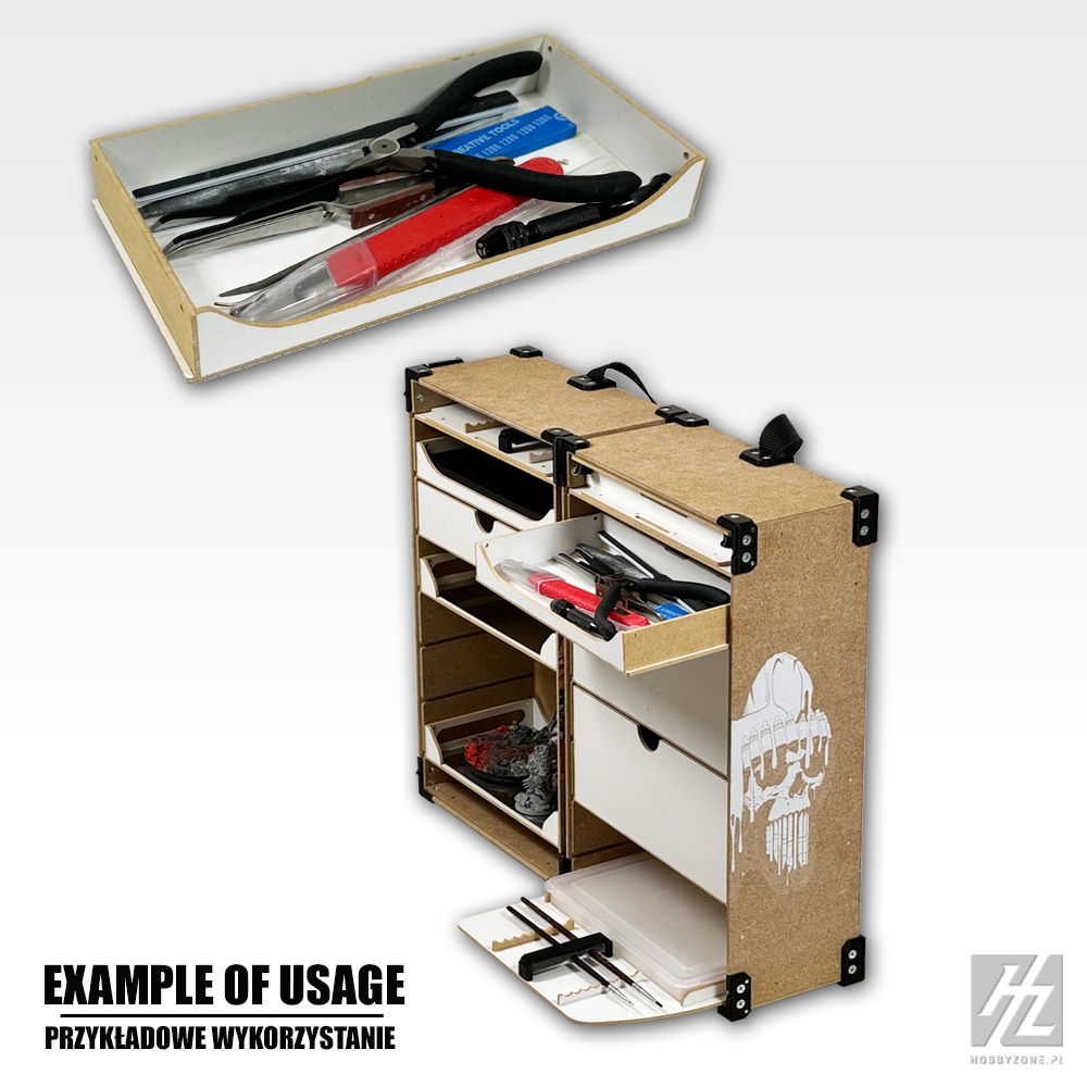 HobbyZone Portable Hobby Station Tools and Accessories Drawer Insert - Hobby Sense