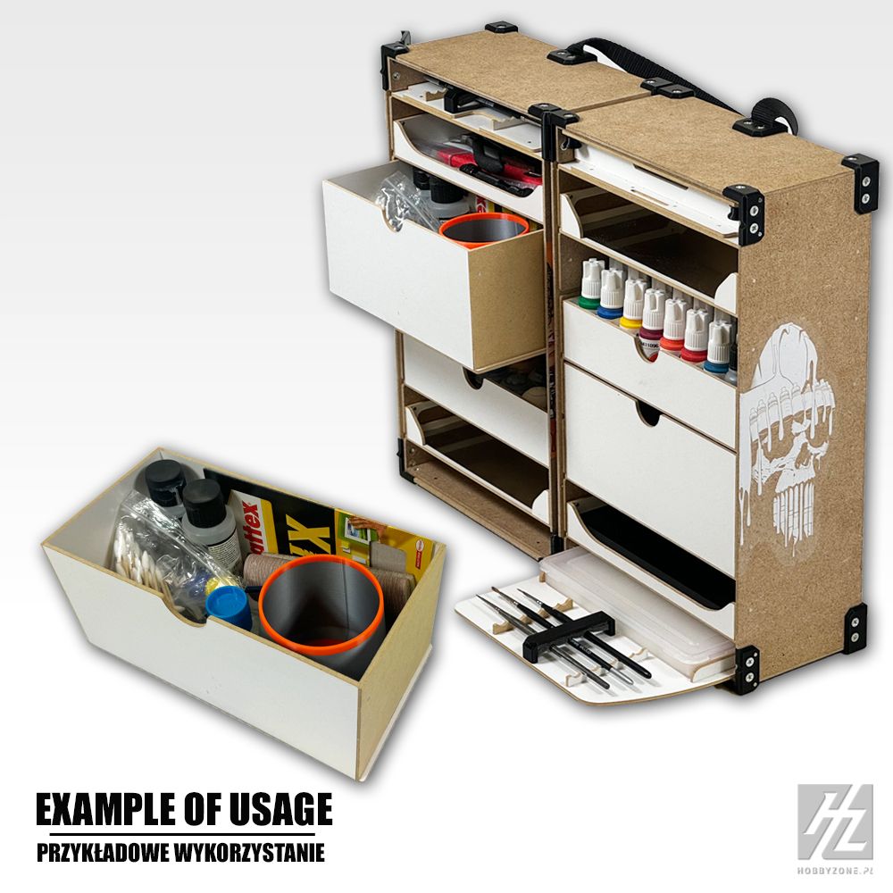 Hobbyzone Storage HobbyZone Portable Hobby Station Large Capacity Drawer Insert | Hobby Sense
