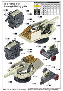 1/16 Pz.Kpfw.VI Sd.Kfz.182 Tiger II Porsche Early production vehicle Fgst.Nr.280009 - Hobby Sense