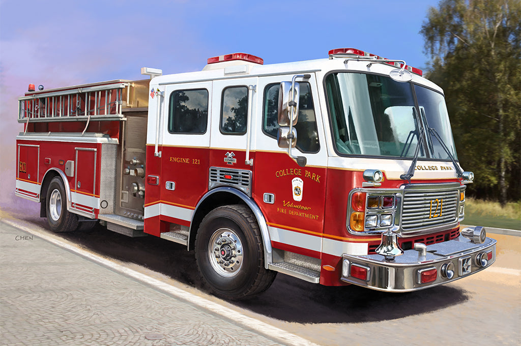 1/72 American LaFrance Eagle Fire Pumper - Hobby Sense