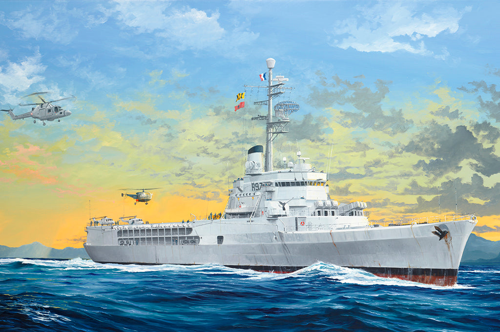 1/350 French Navy Helicopter Cruiser Jeanne d’Arc - Hobby Sense