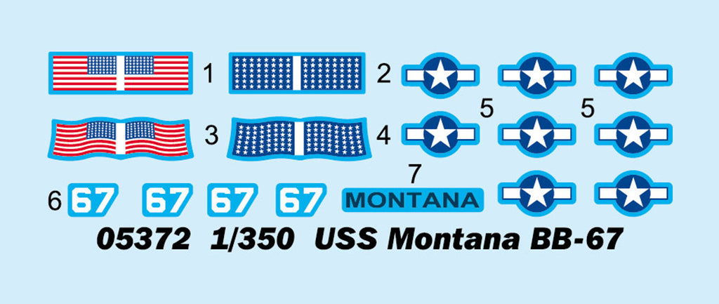 1/350 USS Montana BB67 - Hobby Sense