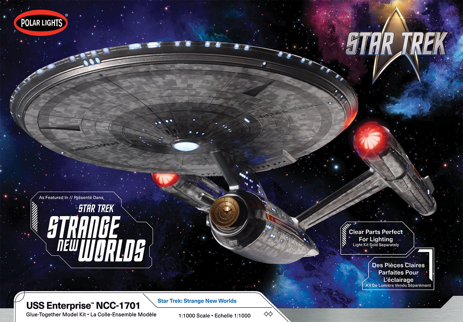 1/1000 Star Trek Strange New Worlds USS Enterprise NCC1701 - Hobby Sense