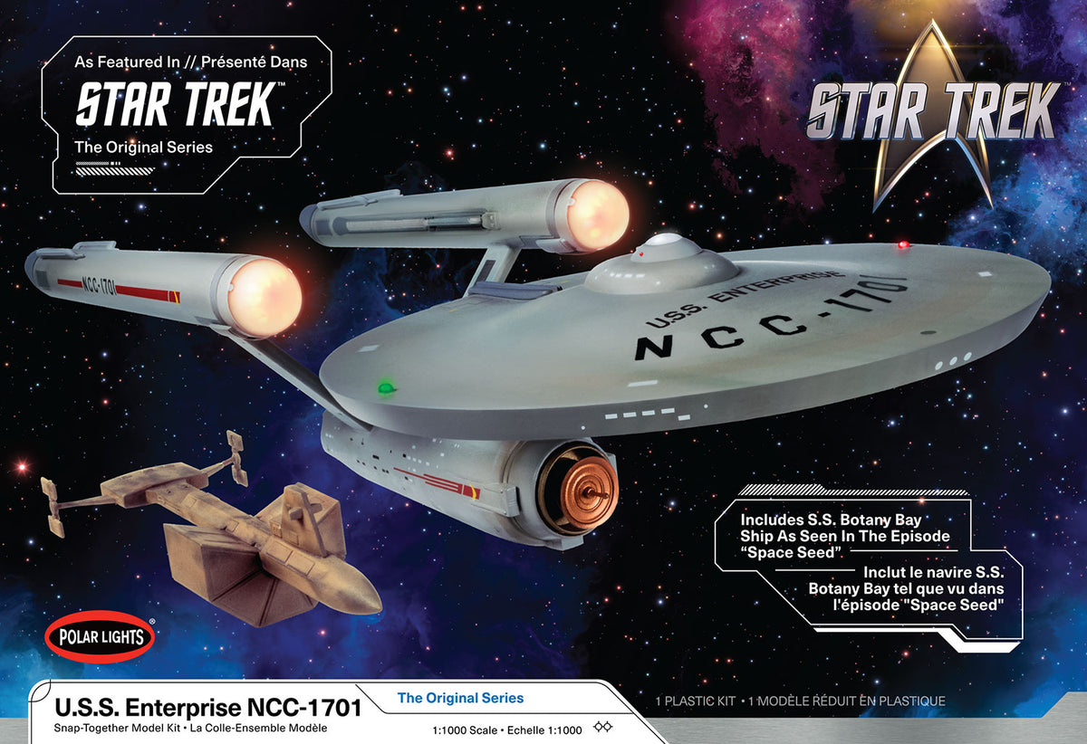 1/1000 Star Trek The Original Series USS Enterprise NCC1701 (Snap) - Hobby Sense