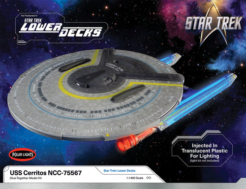 1/1400 Star Trek Lower Decks Series USS Cerritos NCC75567