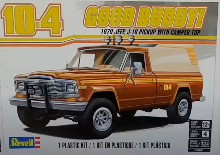 1/24 1979 Jeep J10 Pickup Truck w/Camper Top - Hobby Sense