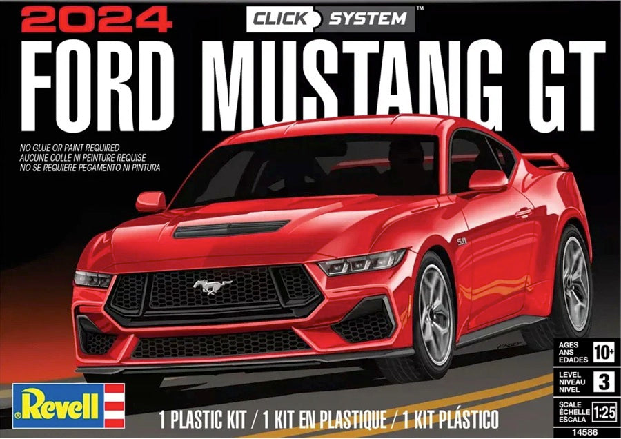Revell 1/25 2024 Ford Mustang GT, Snap - Hobby Sense