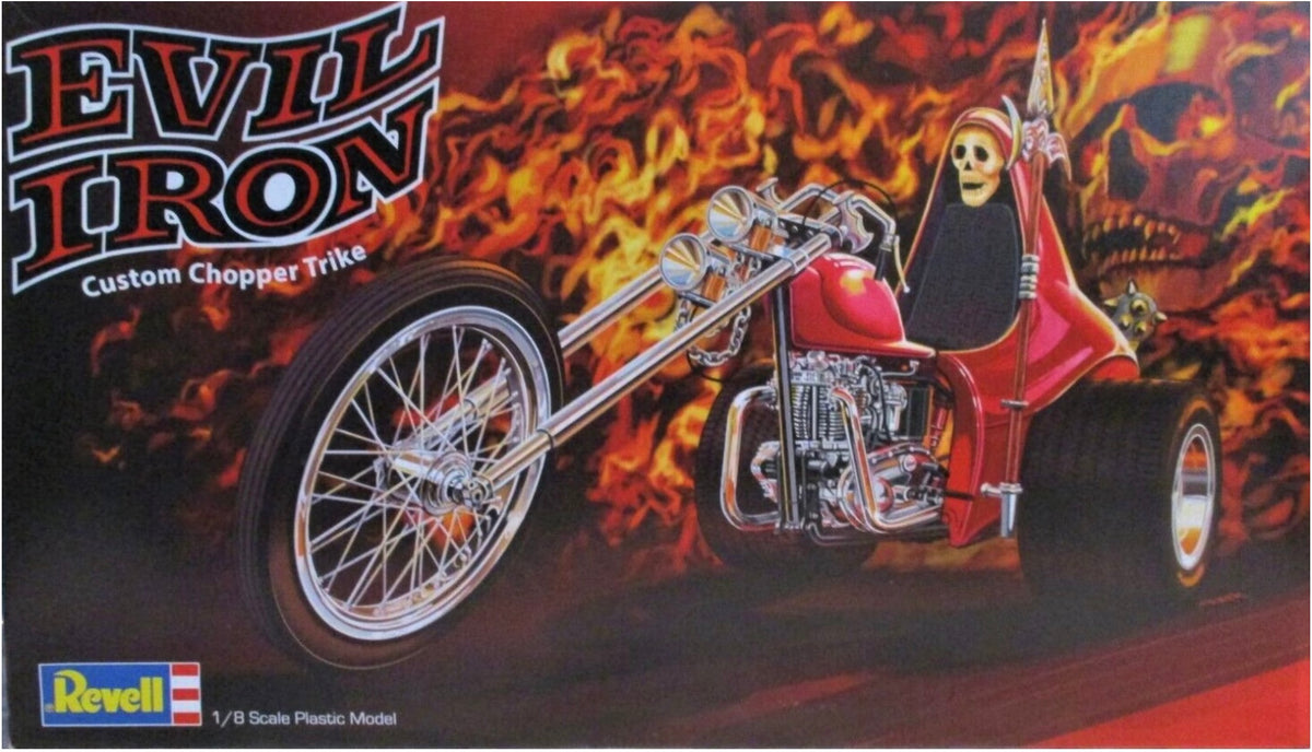 1/8 Evil Iron Custom Chopper Trike | Hobby Sense