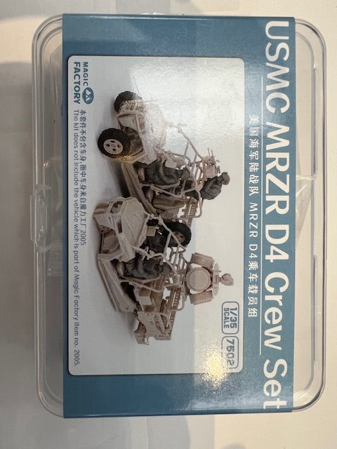 1/35 USMC MRZR D4 Crew Set (Resin, 4 figures/set) | Hobby Sense