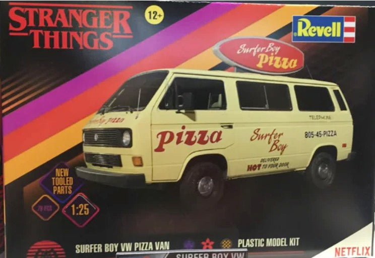 1/25 Stranger Things Surfer Boy VW Pizza Van