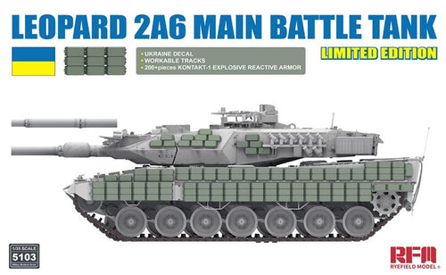 1/35 Leopard 2A6 Main Battle Tank LTD Edition - Hobby Sense