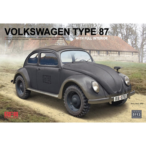 1/35 Volkswagen Type 87 w/full interior - Hobby Sense