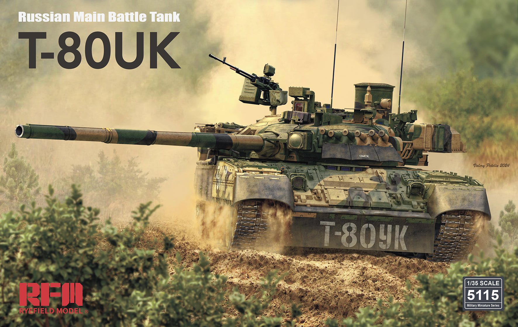 1/35 Russian Main Battle Tank T80UK - Hobby Sense