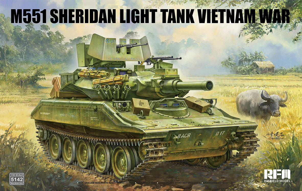 1/35 M551 Light Tank Sheridan Vietnam War - Hobby Sense