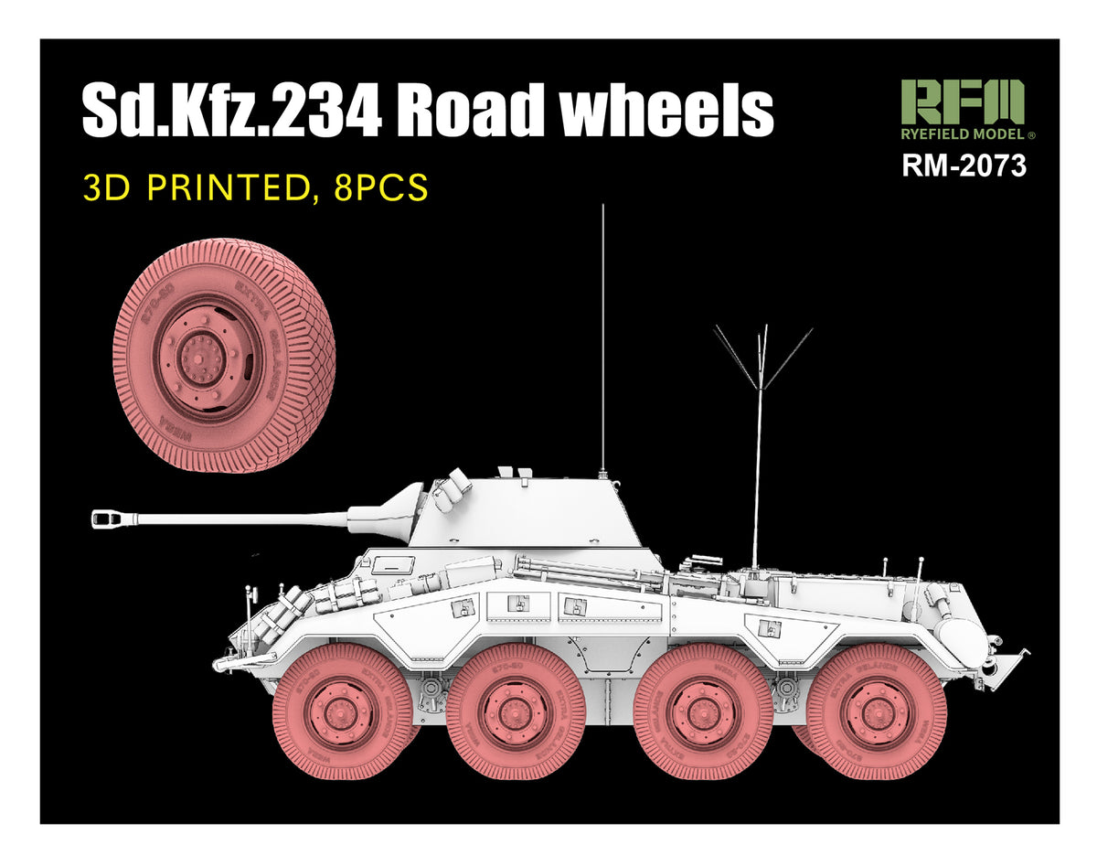 1/35 Sd.Kfz.234 Road Wheels - Hobby Sense