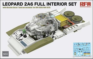 1/35 Leopard 2A6 Full Interior Set w/Ukraine Decals - Hobby Sense