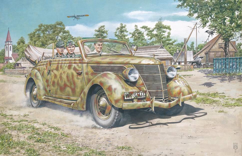 1/35 Ford V8-G81 Cabriolet - Hobby Sense