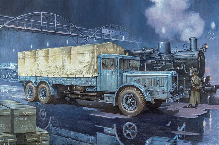 1/35 VOMAG 8 LR LKW WWII German Heavy Truck - Hobby Sense