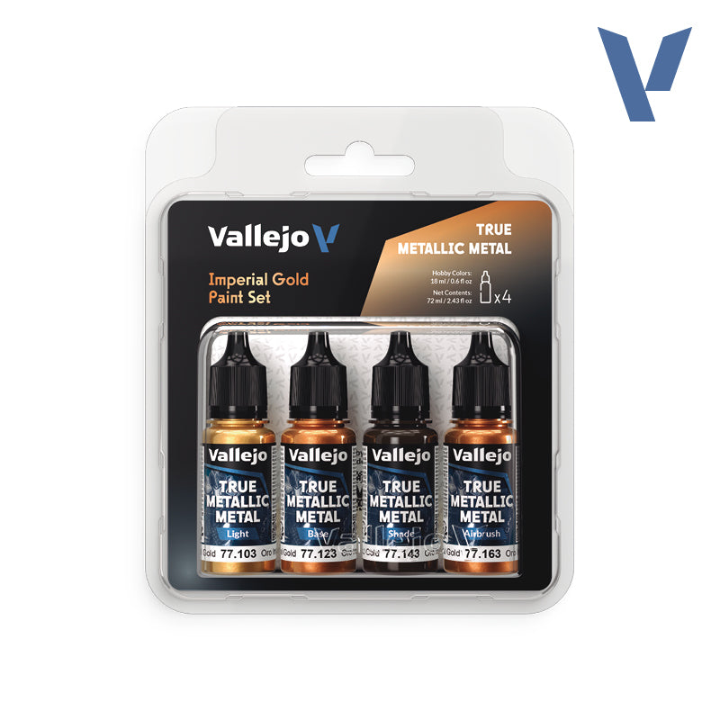 Vallejo True Metallic Metal Paint Sets - Hobby Sense