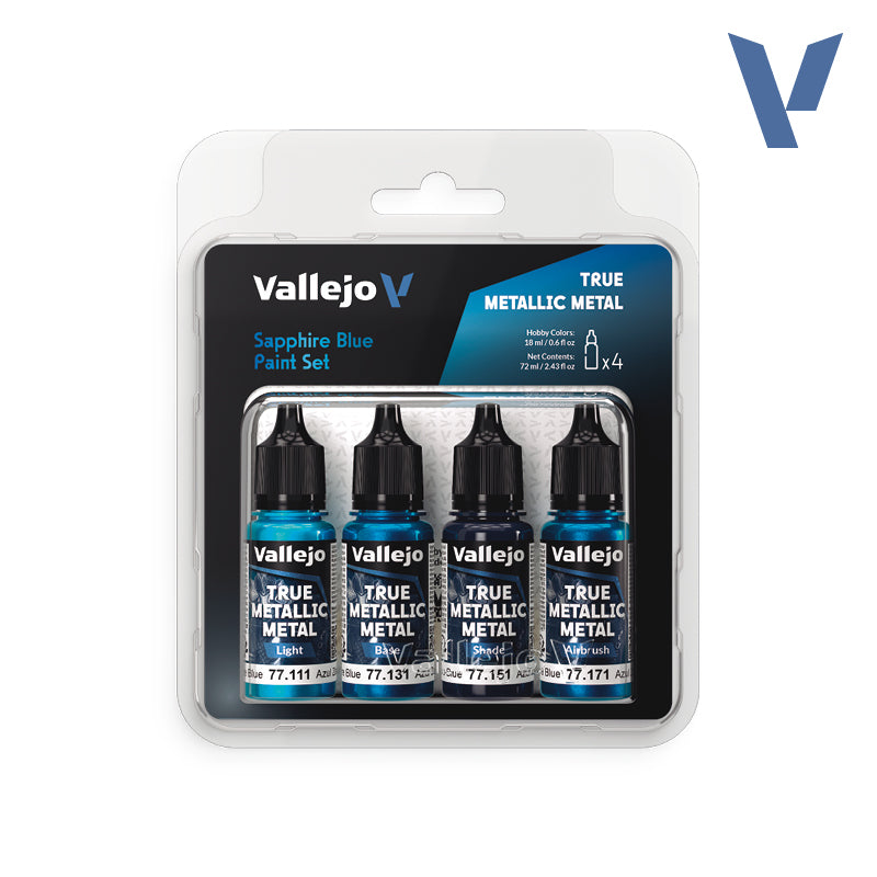 Vallejo True Metallic Metal Paint Sets - Hobby Sense