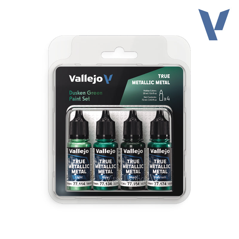 Vallejo True Metallic Metal Paint Sets - Hobby Sense