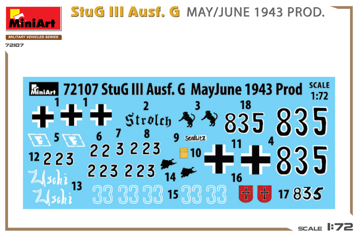 1/72 StuG III Ausf. G May/June 1943 Prod. - Hobby Sense