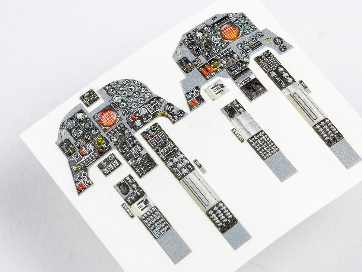 1/32 F-5F Tiger II Quick Set 3D Acrylic Instrument Panel - Hobby Sense