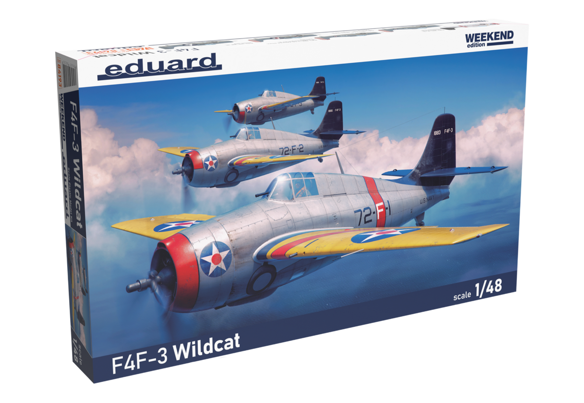 1/48 F4F-3 Wildcat, Weekend Edition - Hobby Sense