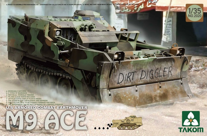 Takom 1/35 M9 ACE US Armored Combat Earthmover