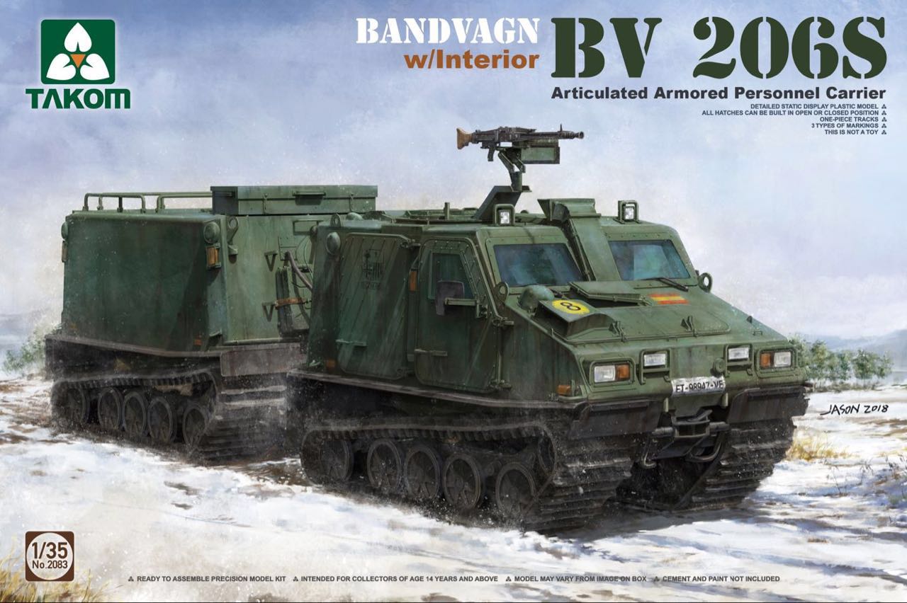 Takom 1/35 Bandvagn BV 206S Articulated Armored Personnel Carrier - Hobby Sense