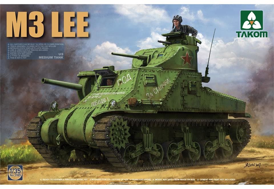 Takom 1/35 US Medium Tank M3 Lee - Hobby Sense