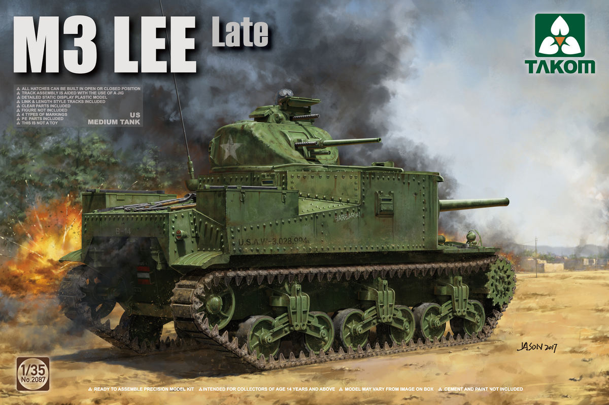 Takom 1/35 M3 Lee Late US Medium Tank