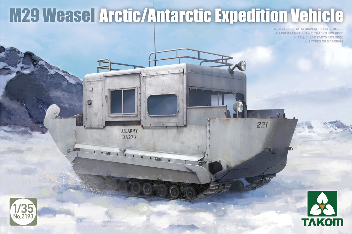 1/35 M29 Weasel Arctic/Antarctic Expedition Vehicle - Hobby Sense