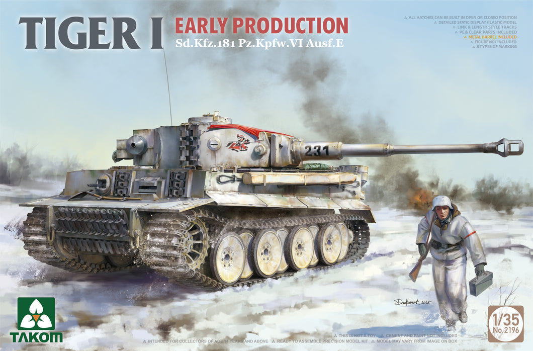 1/35 Sd.Kfz.181 Pz.Kpfw.VI Ausf.E Tiger I Early Production - Hobby Sense